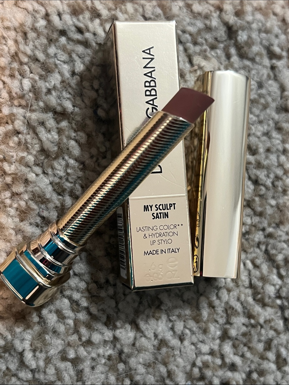💄 DOLCE & GABBANA My Sculpt Satin Lipstick MY 03.03 - Light tone brown nude BNIB